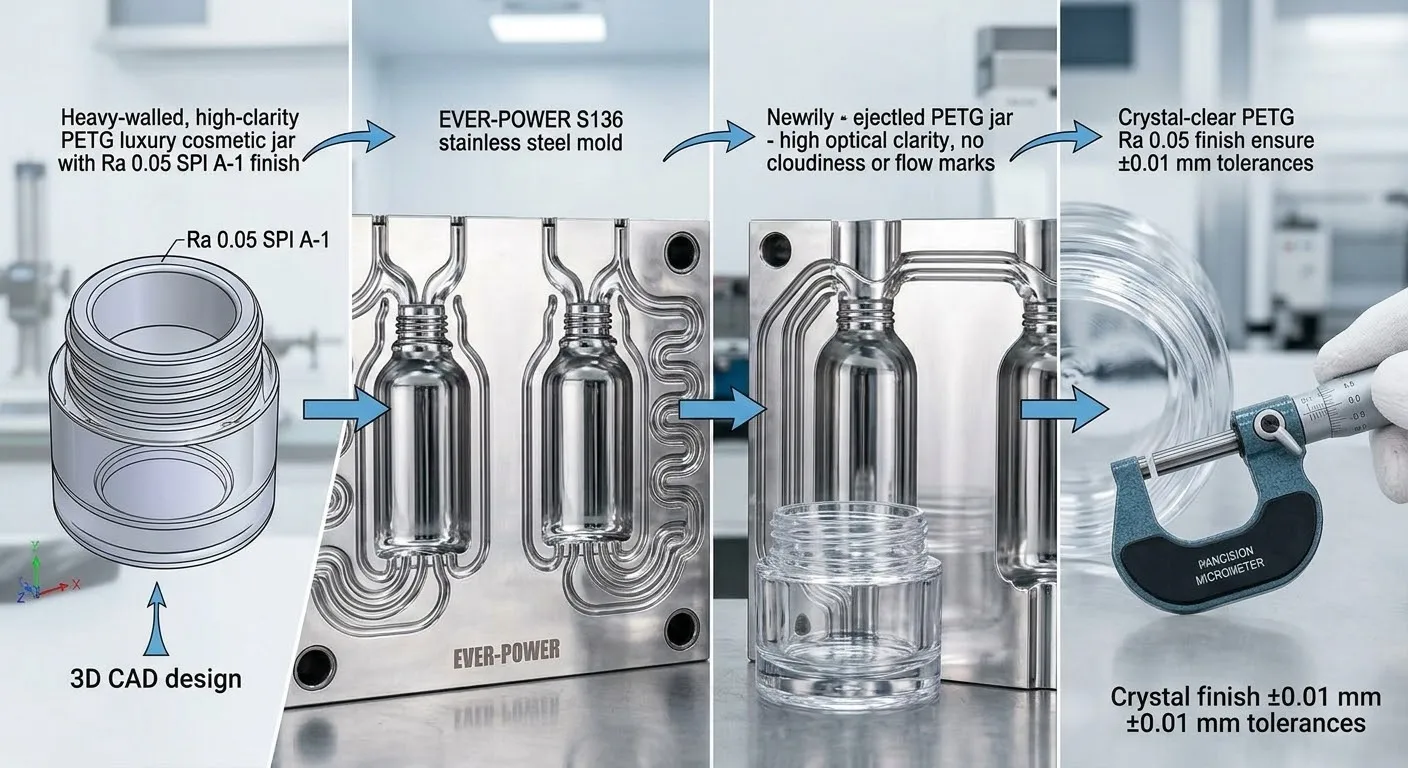 Acuan Tiupan Regangan Suntikan Satu Langkah Tersuai