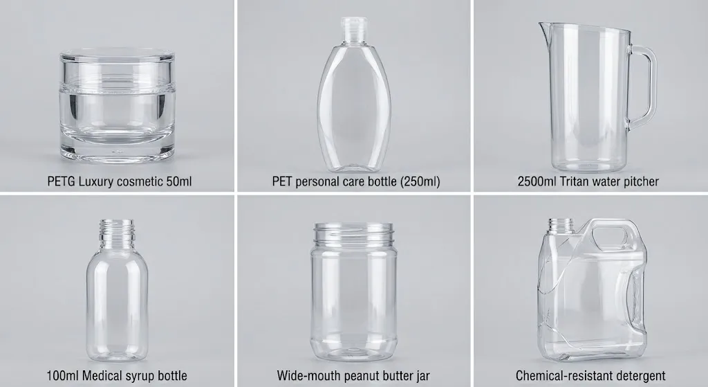 EP-HGY200-V4 4-Station Injection Stretch Blow Moulding application