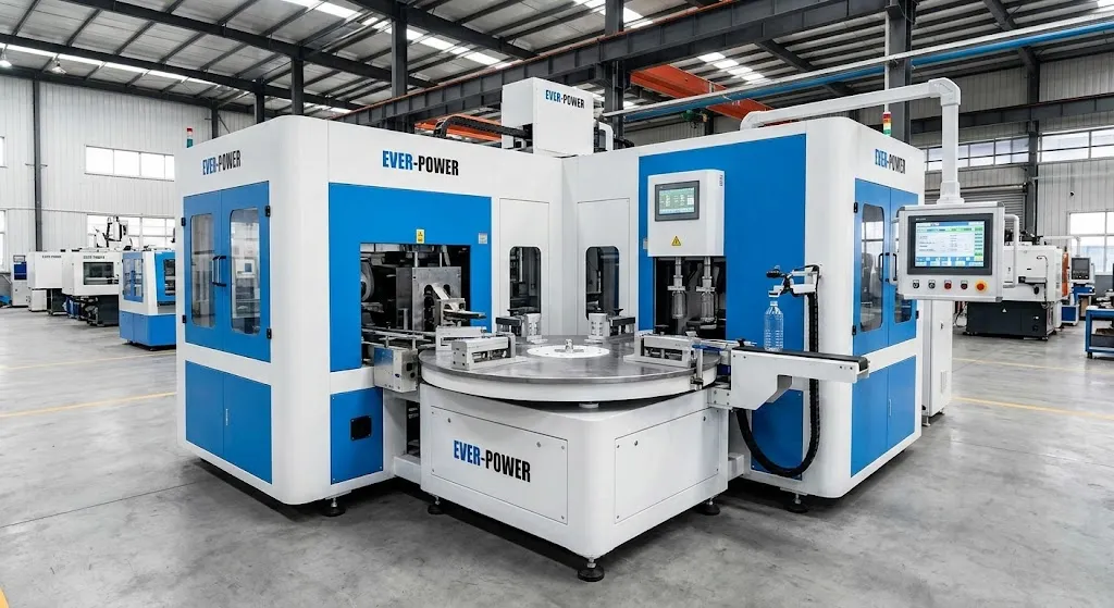 EP-HGY200-V4-B 4-Station Injection Stretch Blow Moulding