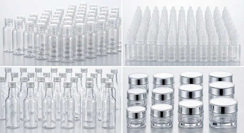 EP-HGY250-V4-B Aplicación de moldeo por inyección, estirado y soplado de doble fila y 4 estaciones