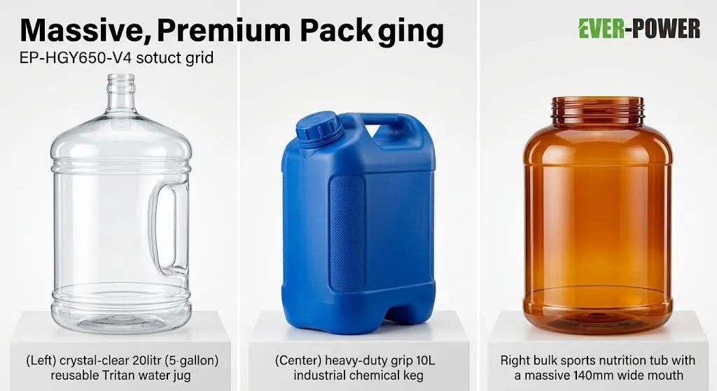 EP-HGY650-V4 4-Station Injection Stretch Blow Moulding Application