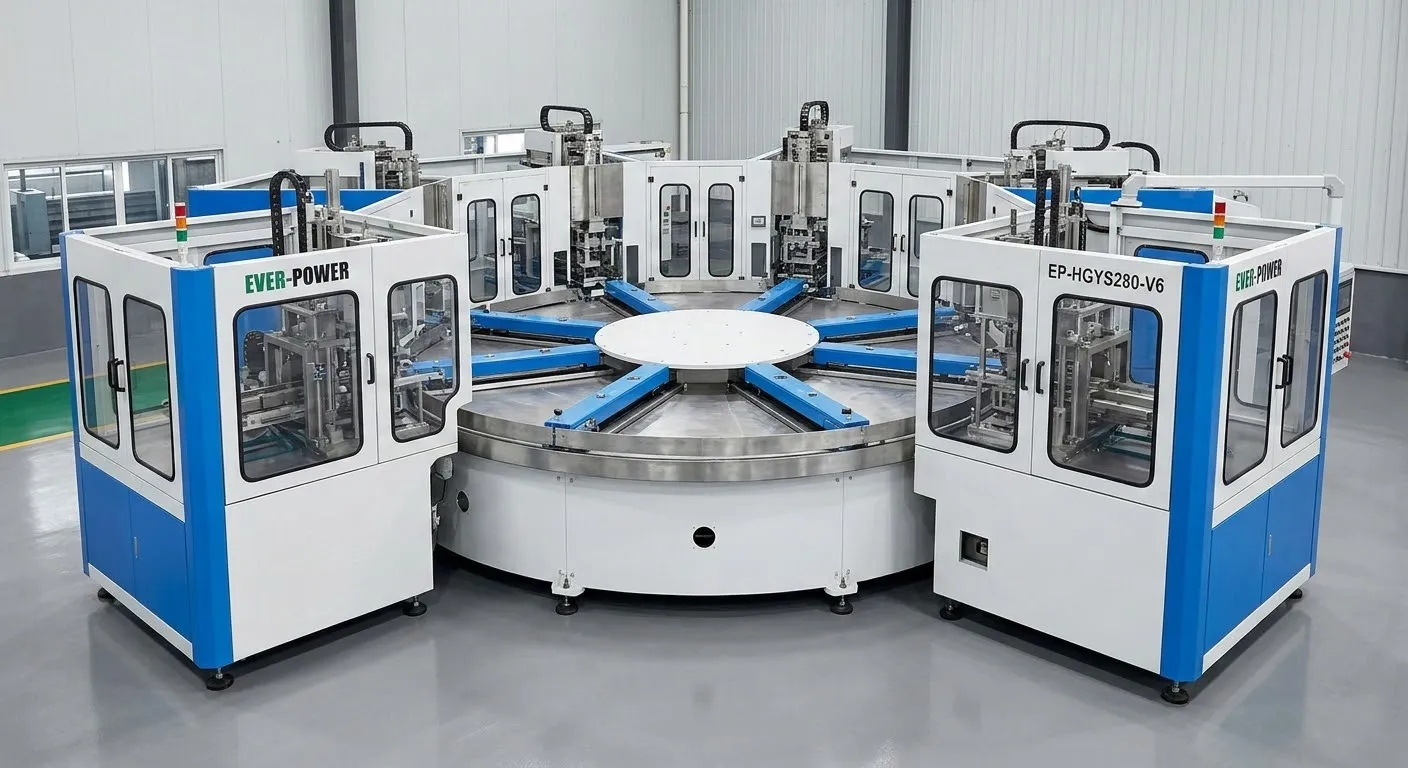 EP-HGYS280-V6 Moldeo por inyección, estirado y soplado de 6 estaciones