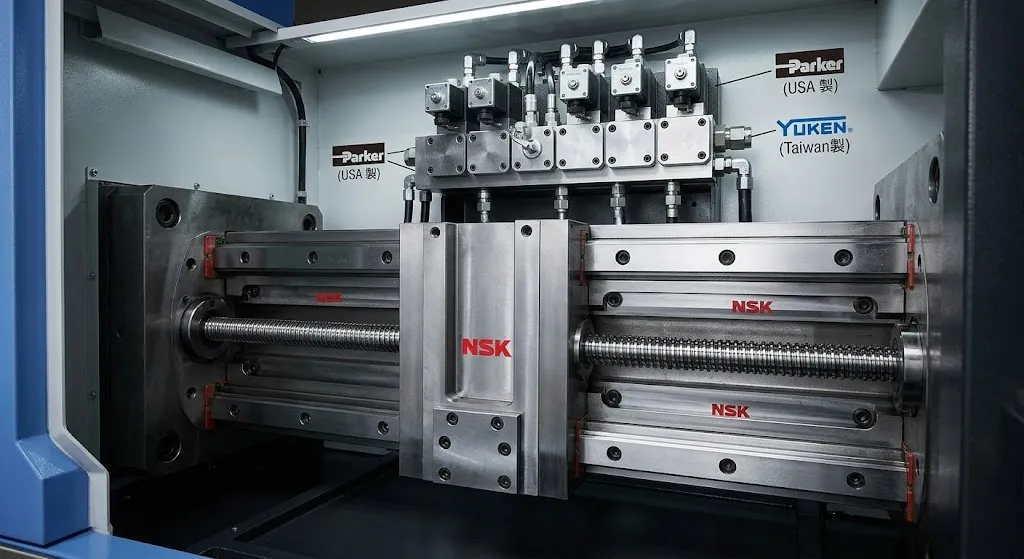 the dual servo motor mold clamping system